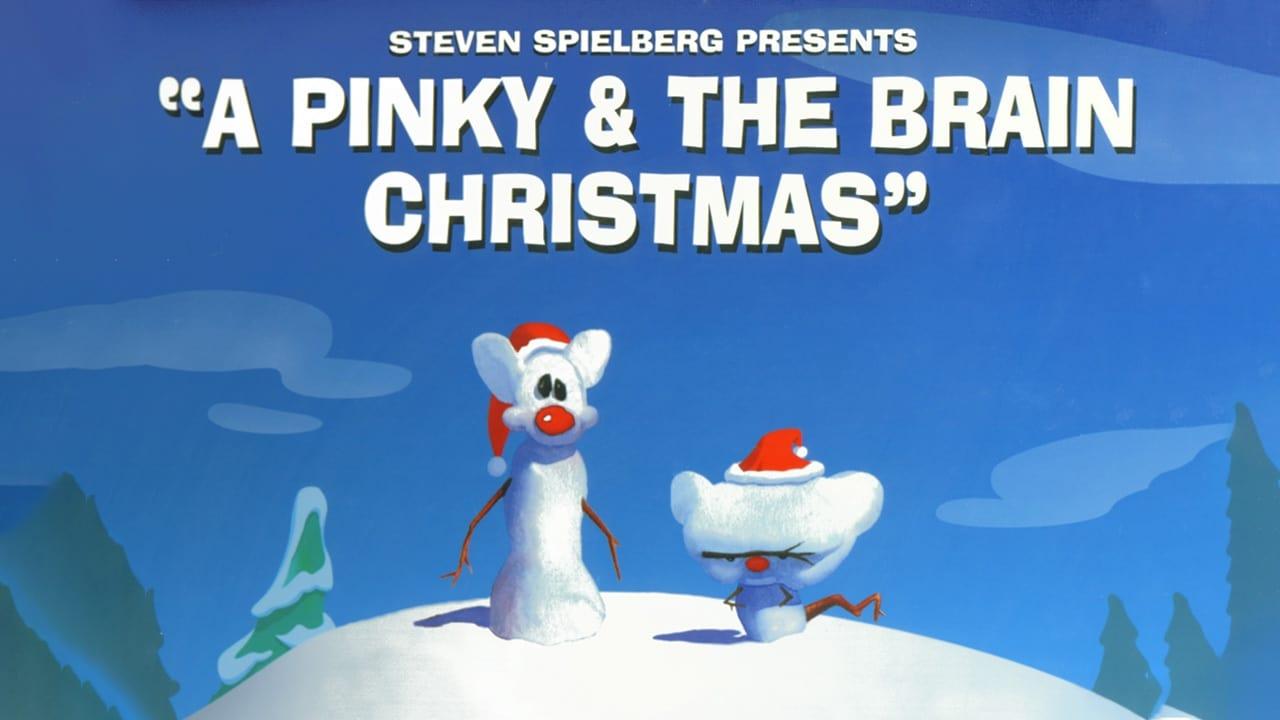 A Pinky and the Brain Christmas backdrop