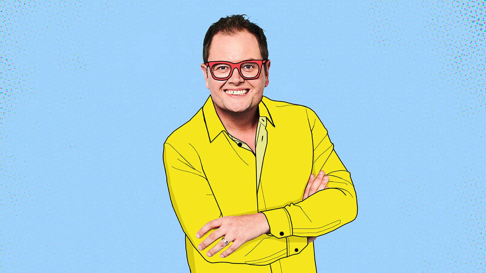 Alan Carr: Regional Trinket backdrop