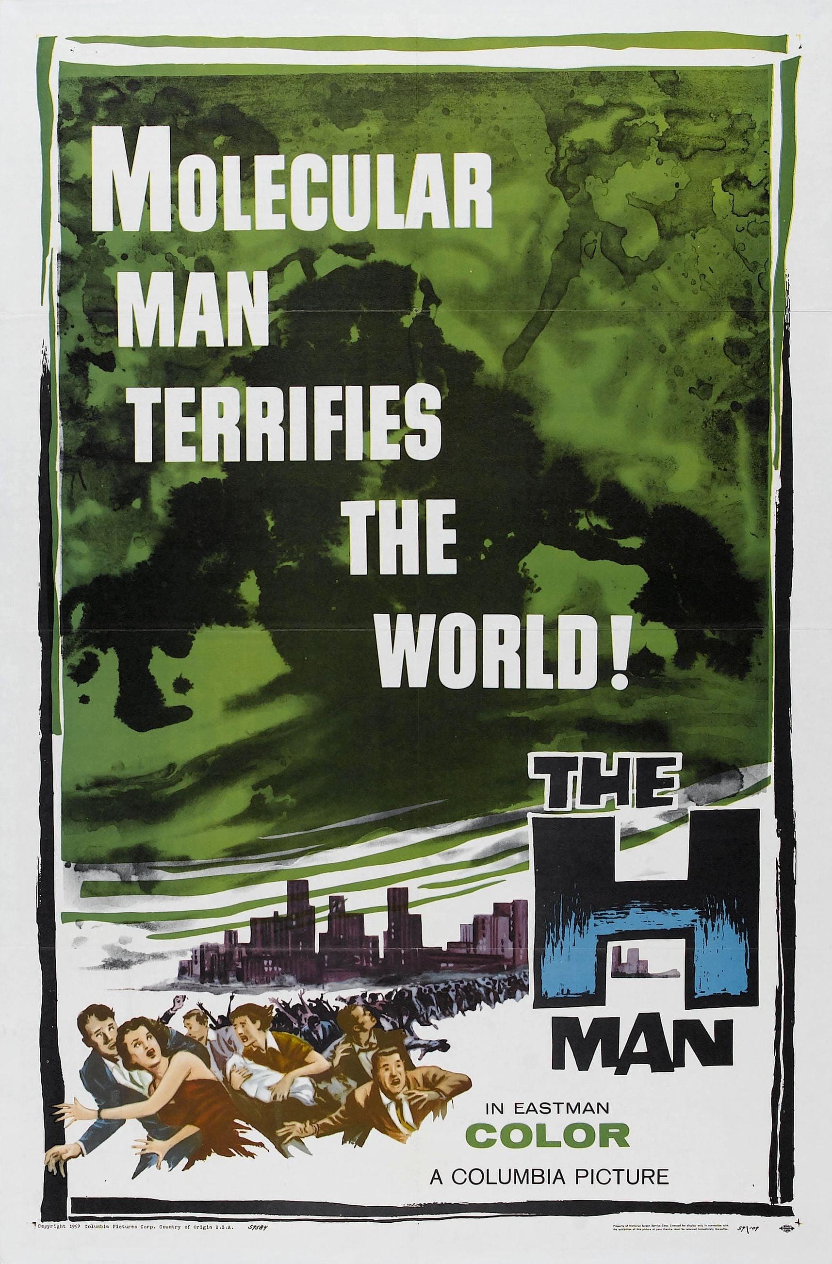 The H-Man poster