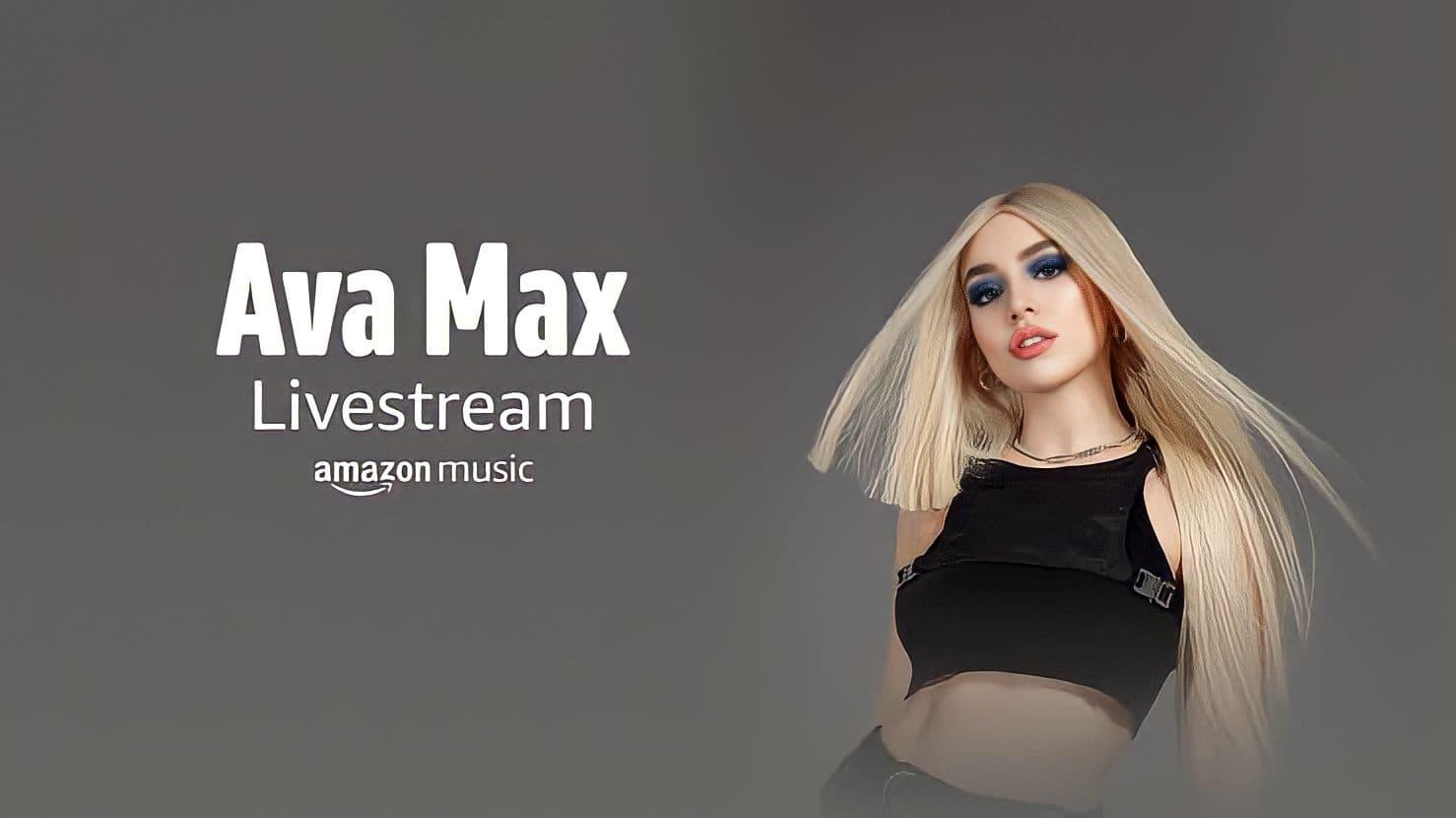Ava Max - Amazon Live Music Live Series backdrop
