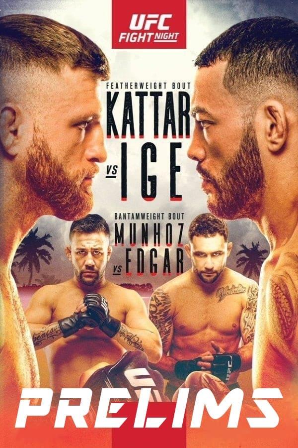 UFC on ESPN 13: Kattar vs. Ige poster