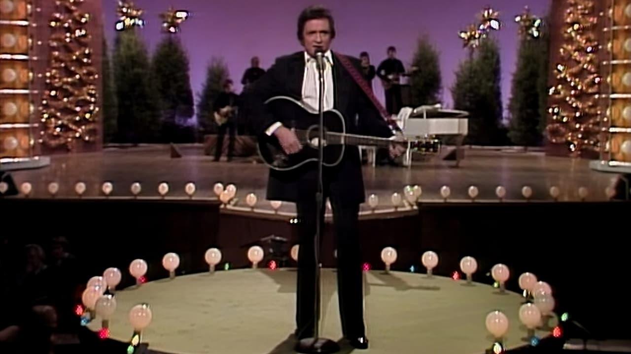 The Johnny Cash Christmas Special 1979 backdrop