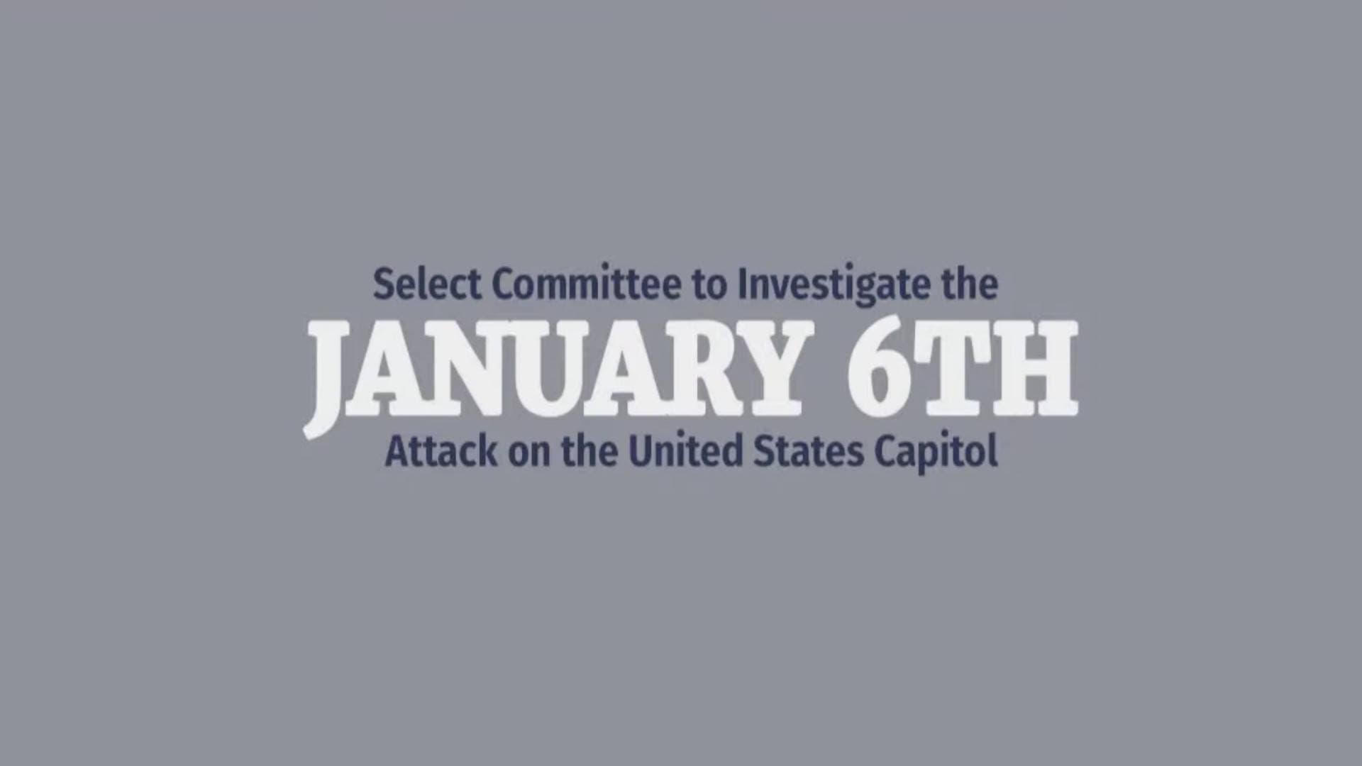 Select Committee to Investigate the January 6th Attack on the United States Capitol backdrop