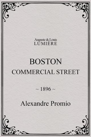Boston, Commercial Street poster