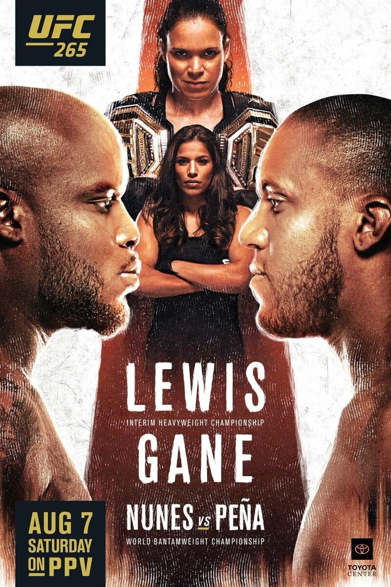 UFC 265: Lewis vs. Gane poster