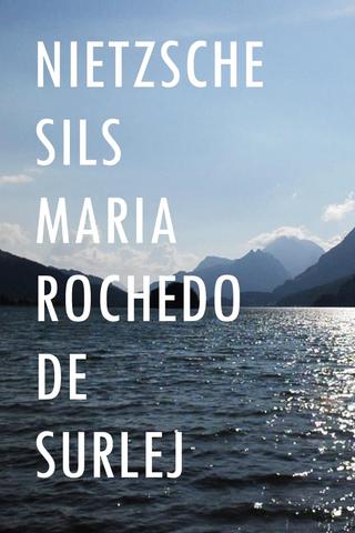 Nietzsche Sils Maria Rochedo de Surlej poster