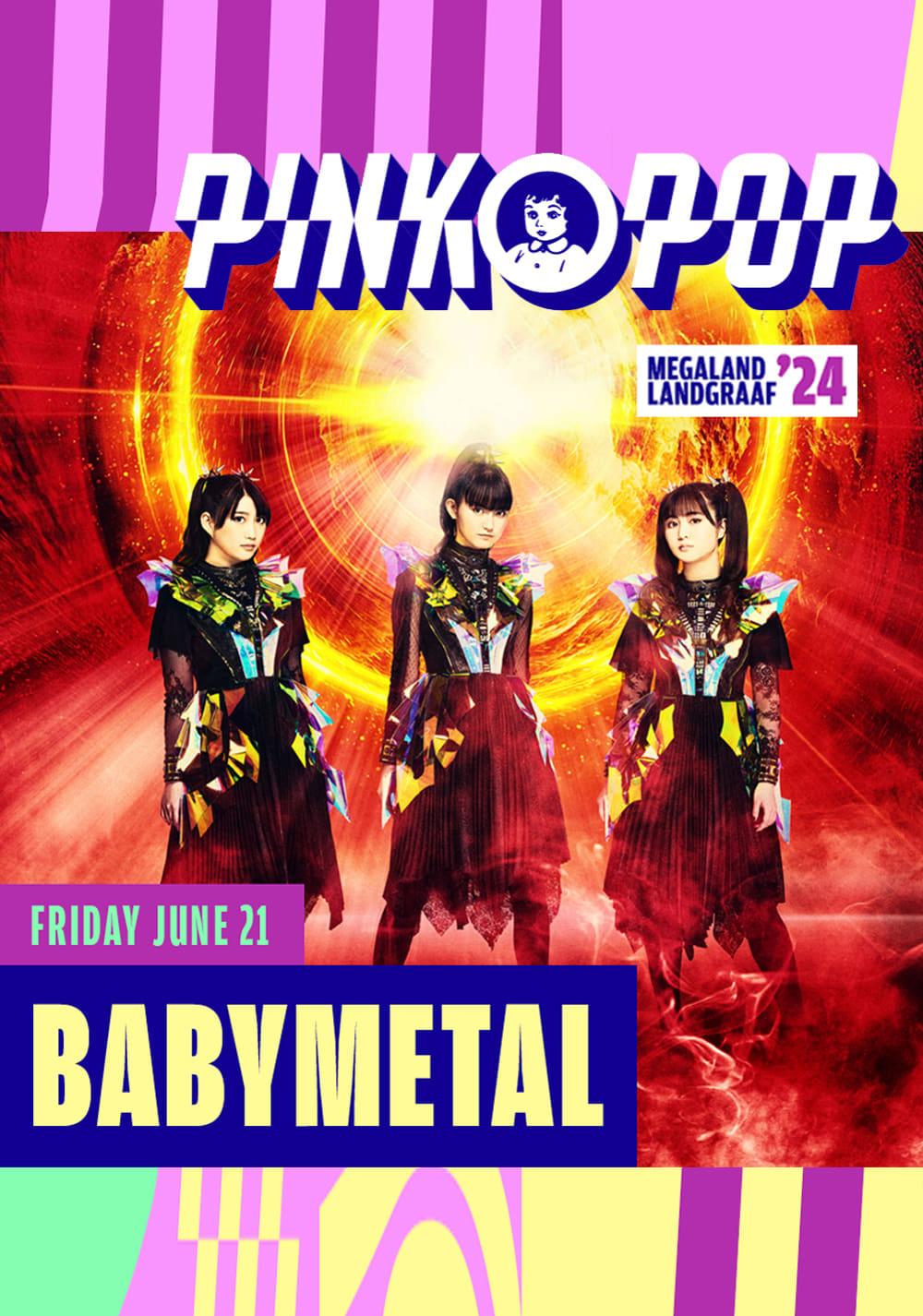 BABYMETAL - Live At Pinkpop 2024 poster
