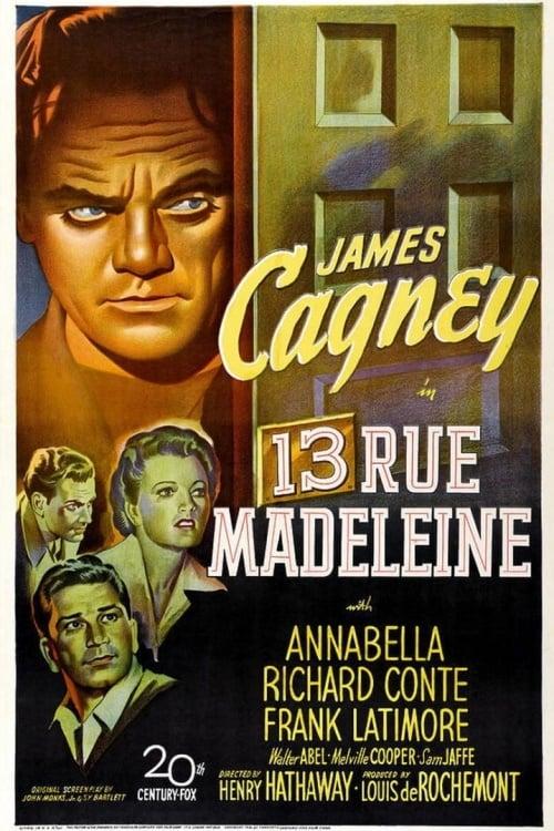 13 Rue Madeleine poster