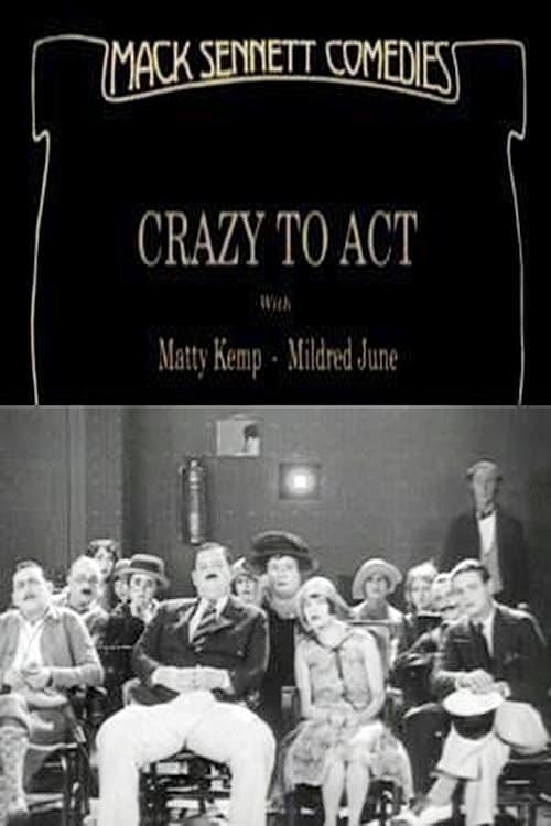 Crazy to Act poster