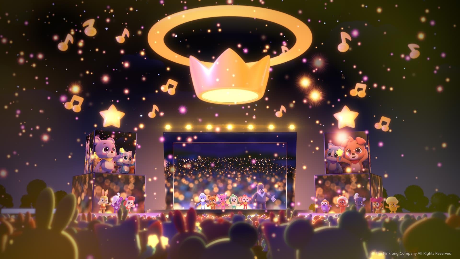 Pinkfong Sing-Along Movie 2: Wonderstar Concert backdrop