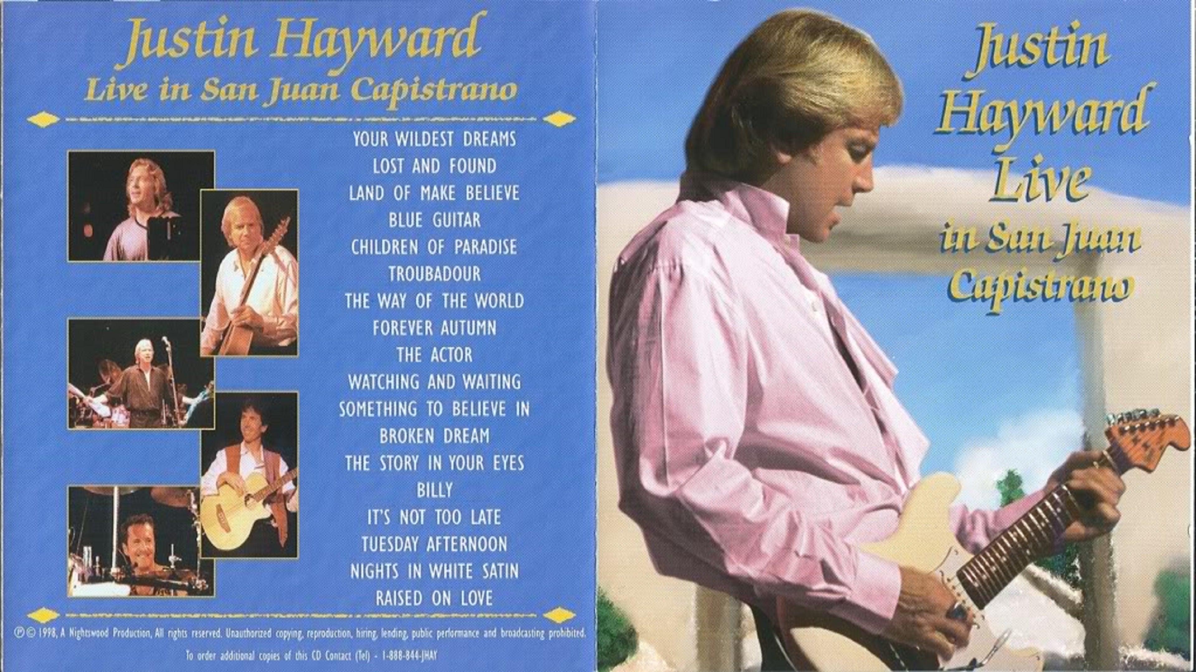 Justin Hayward Live in San Juan Capistrano - 1998 backdrop