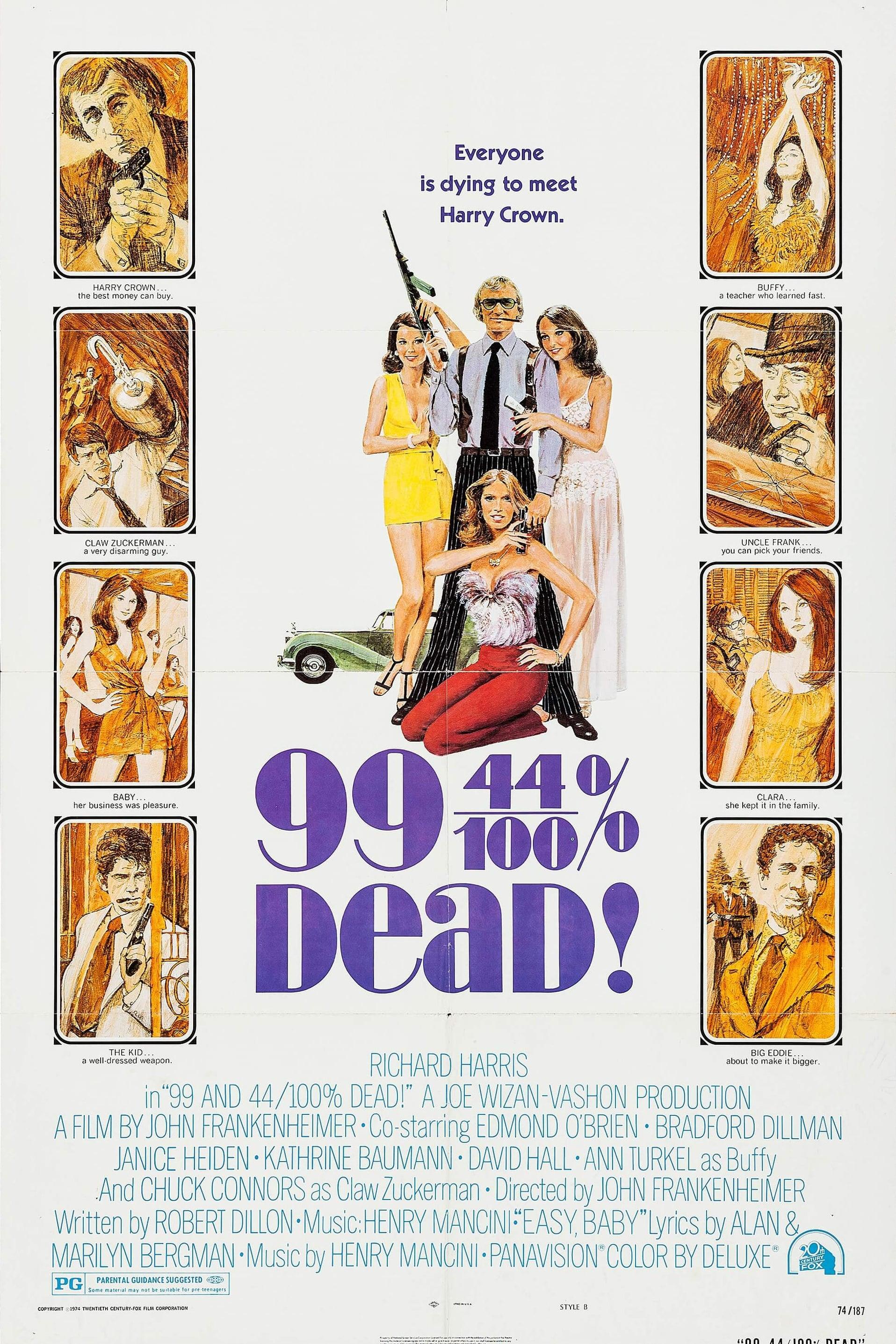 99 and 44/100% Dead poster