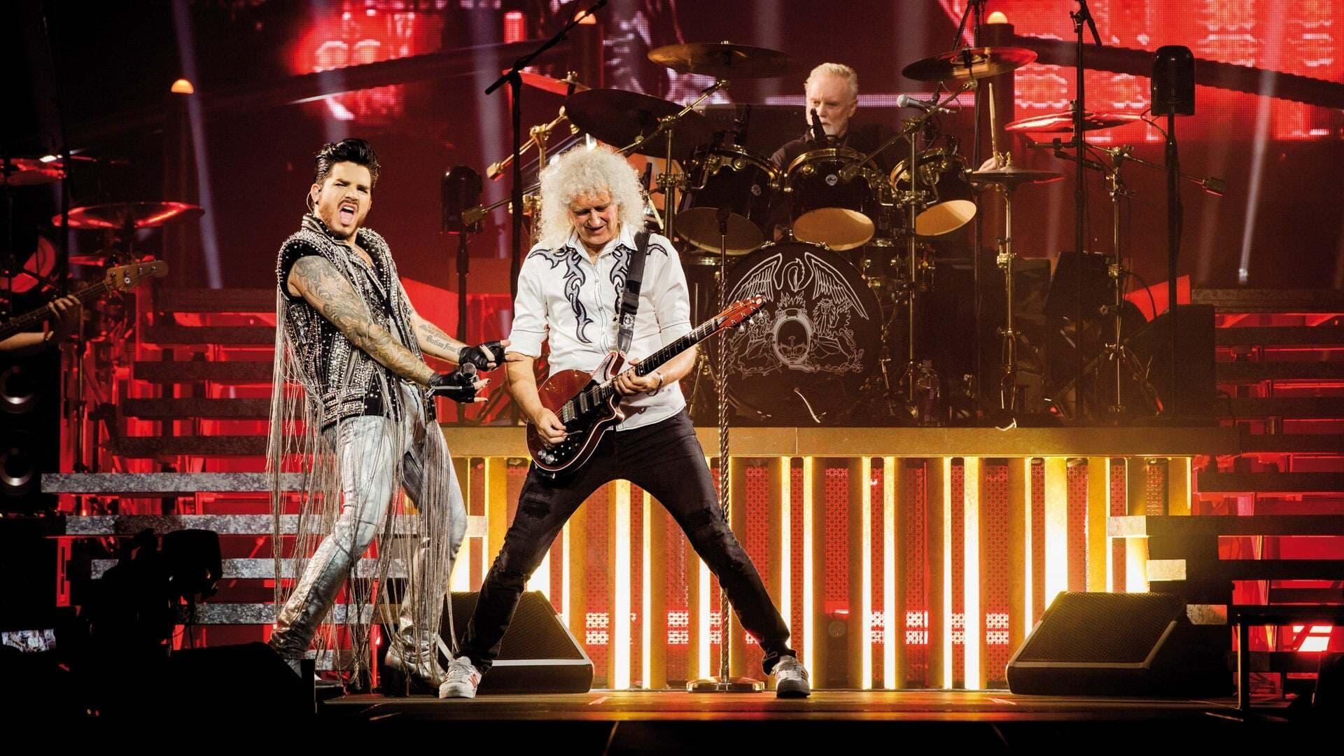 Queen + Adam Lambert: Live Around The World backdrop