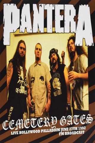 Pantera - Cemetery Gates - Live at Hollywood Palladium poster