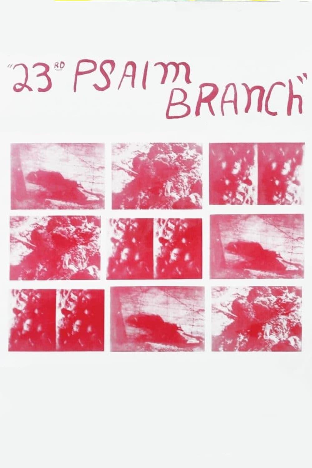 23rd Psalm Branch poster