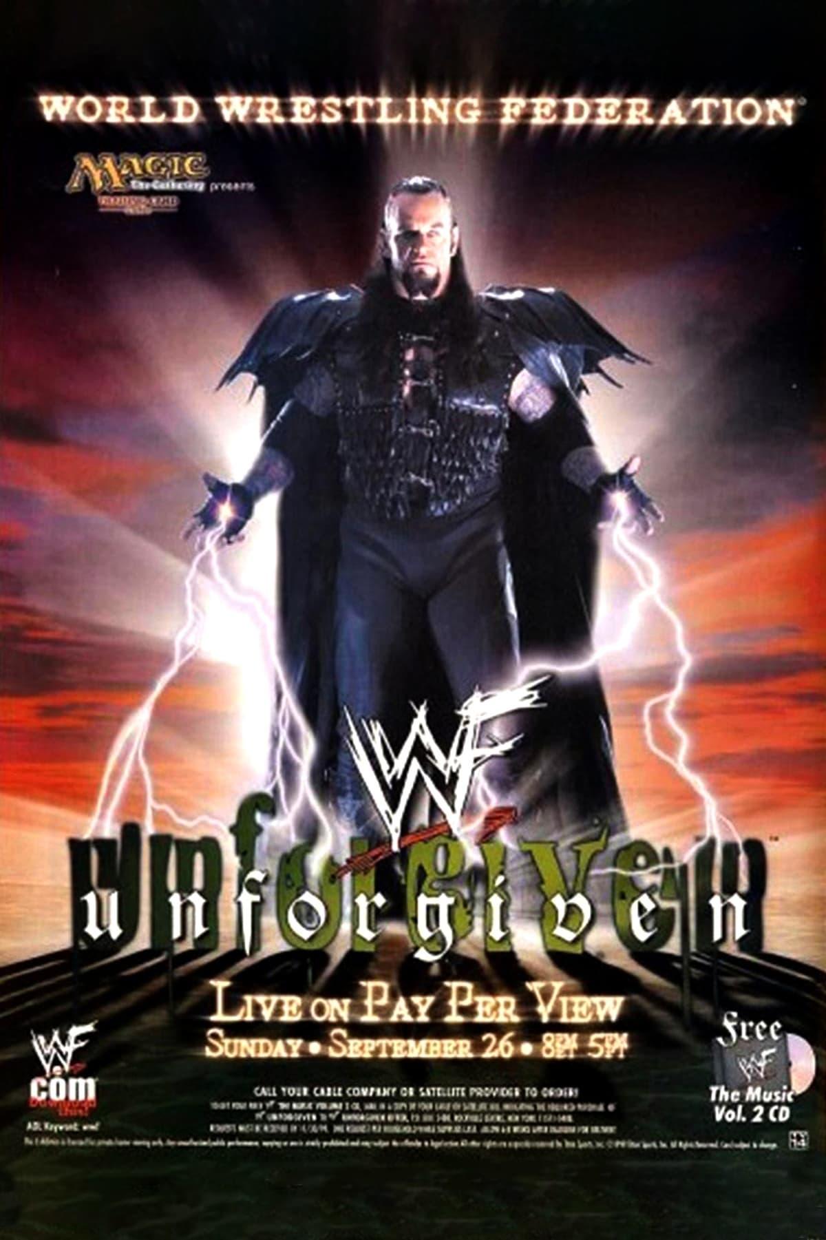 WWE Unforgiven 1999 poster