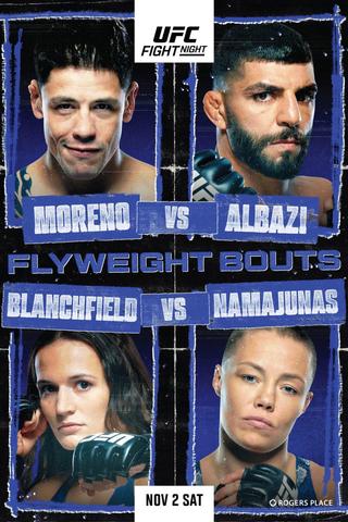 UFC Fight Night 246: Moreno vs. Albazi poster