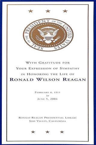 The State Funeral of Ronald Reagan poster