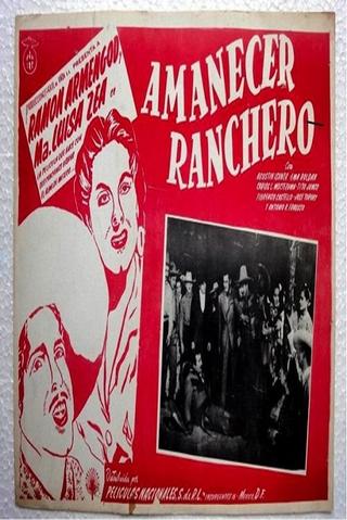 Amanecer ranchero poster