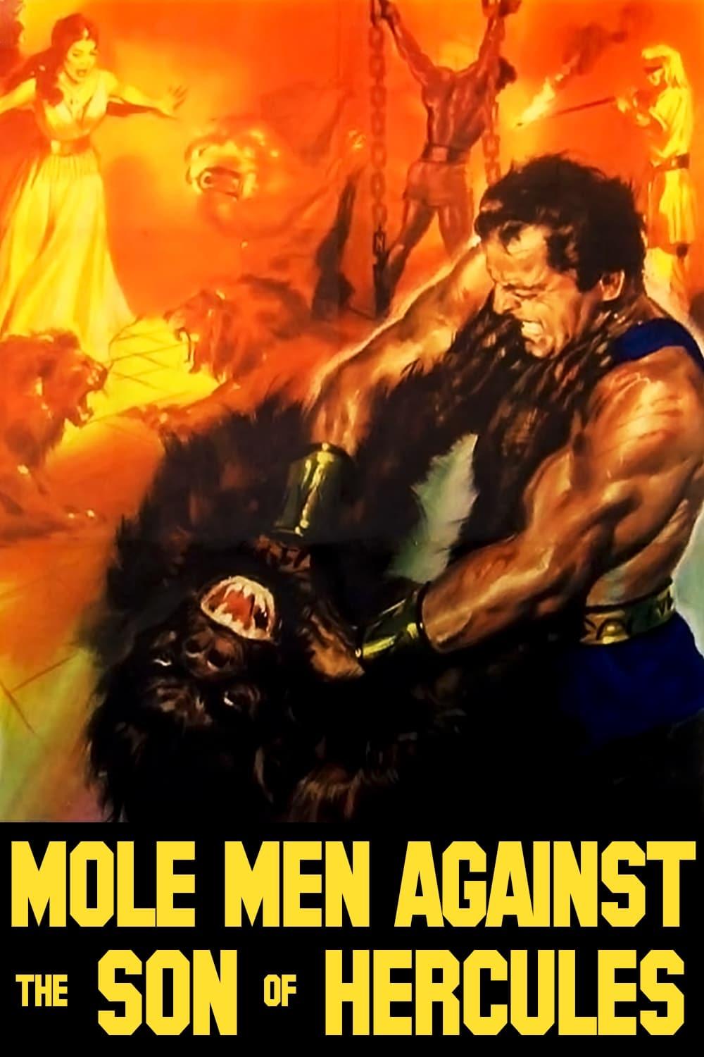 Mole Men Against the Son of Hercules poster