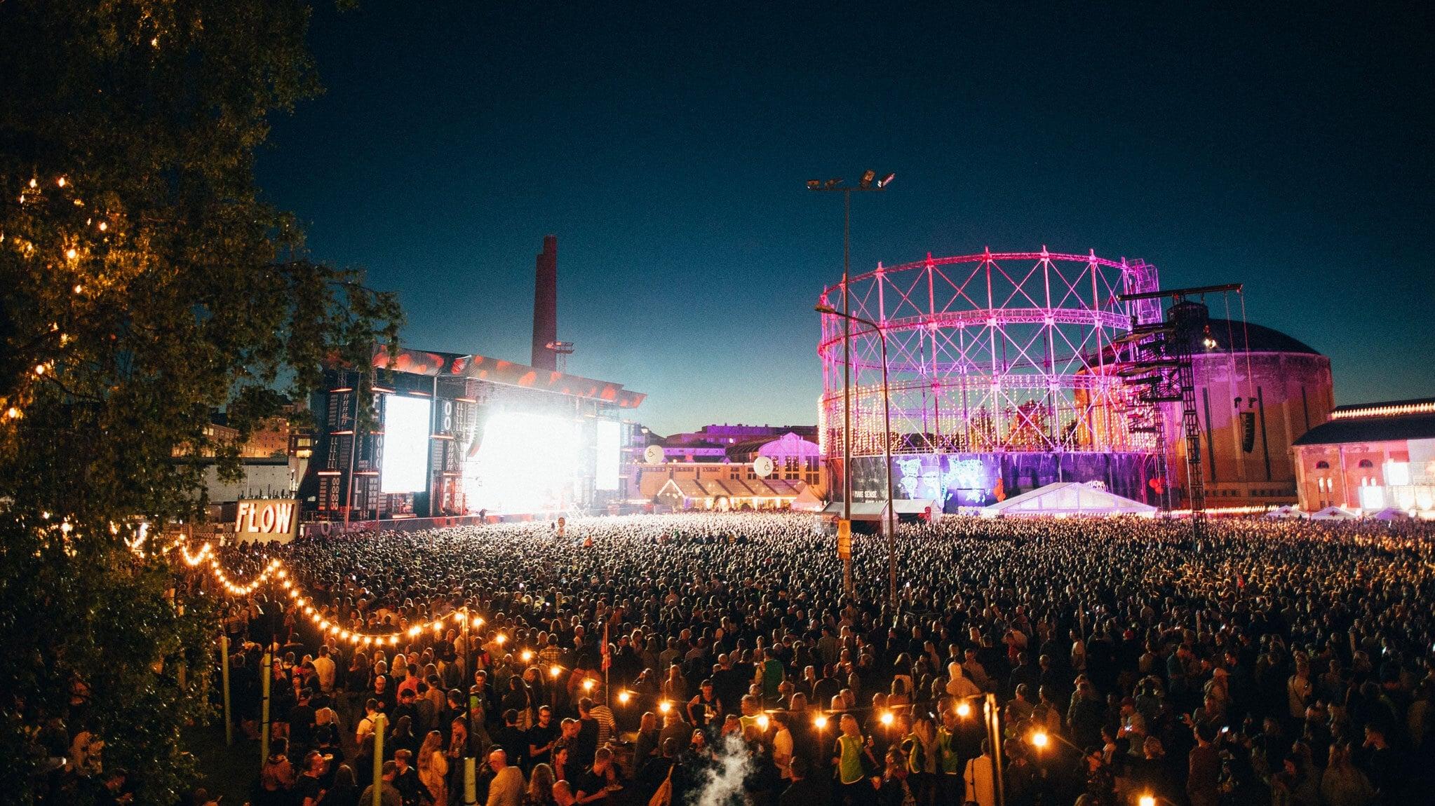 The Cure, James Blake, Father John Misty - Flow Festival 2019 backdrop