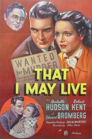That I May Live poster