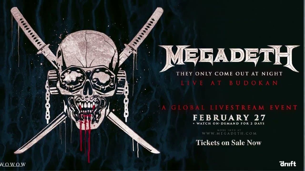 Megadeth - They Only Come Out At Night: Live At Budokan 2023 backdrop