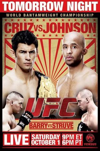 UFC on Versus 6: Cruz vs. Johnson poster