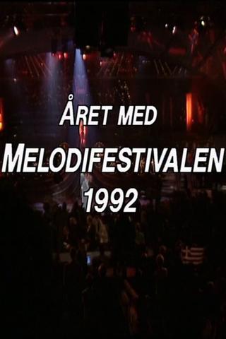 Året med melodifestivalen 1992 poster