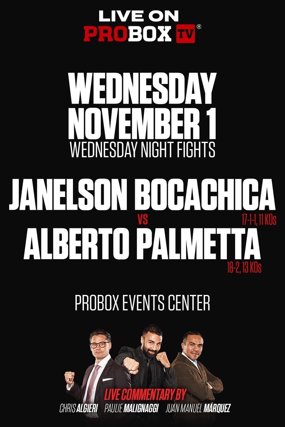 Janelson Bocachica vs. Alberto Palmetta poster