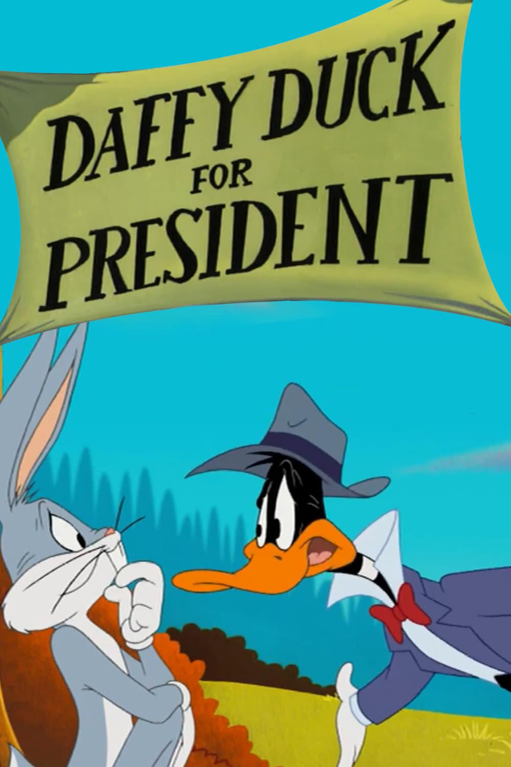 Daffy Duck for President poster