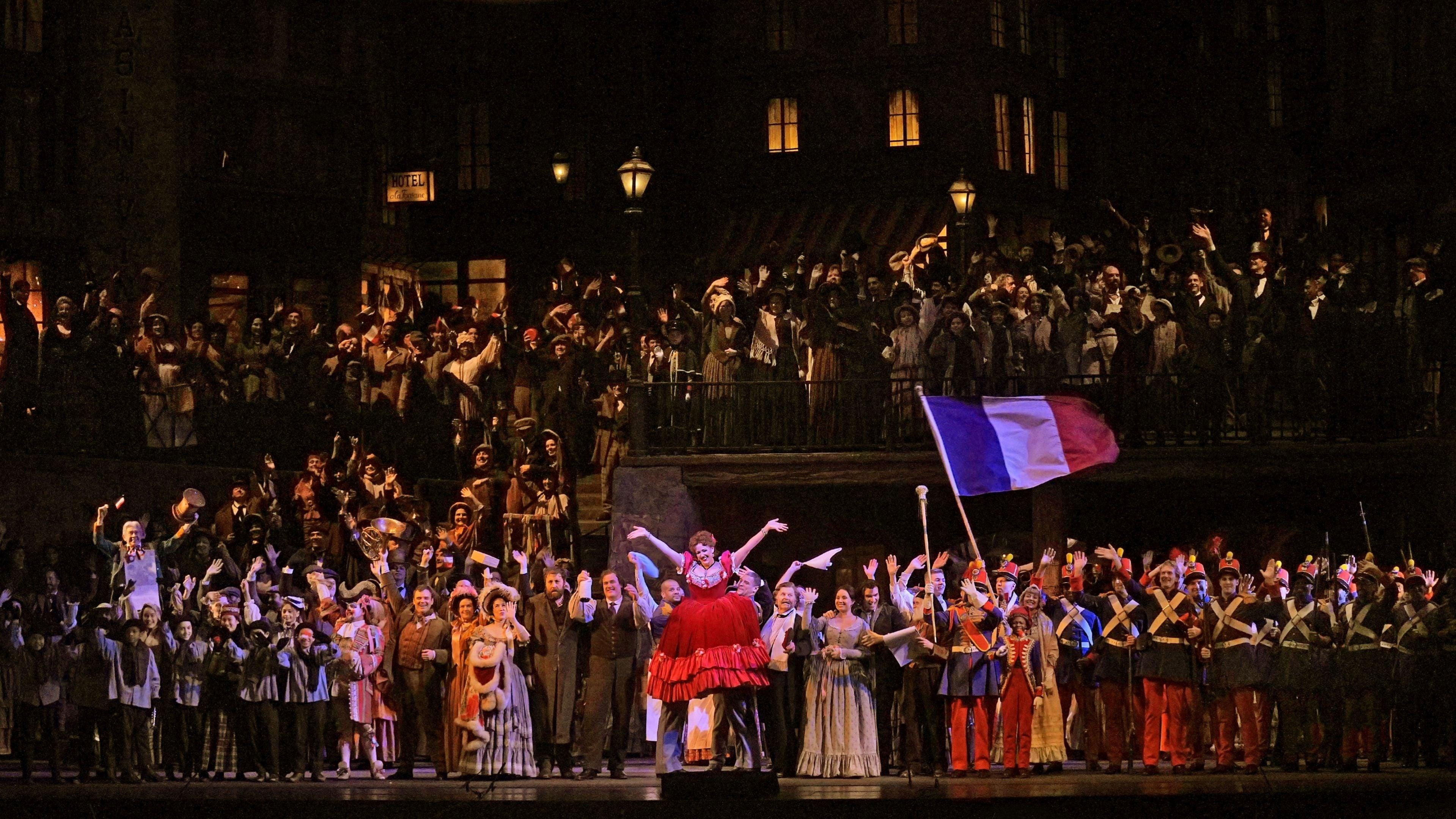 The Metropolitan Opera: La Bohème backdrop