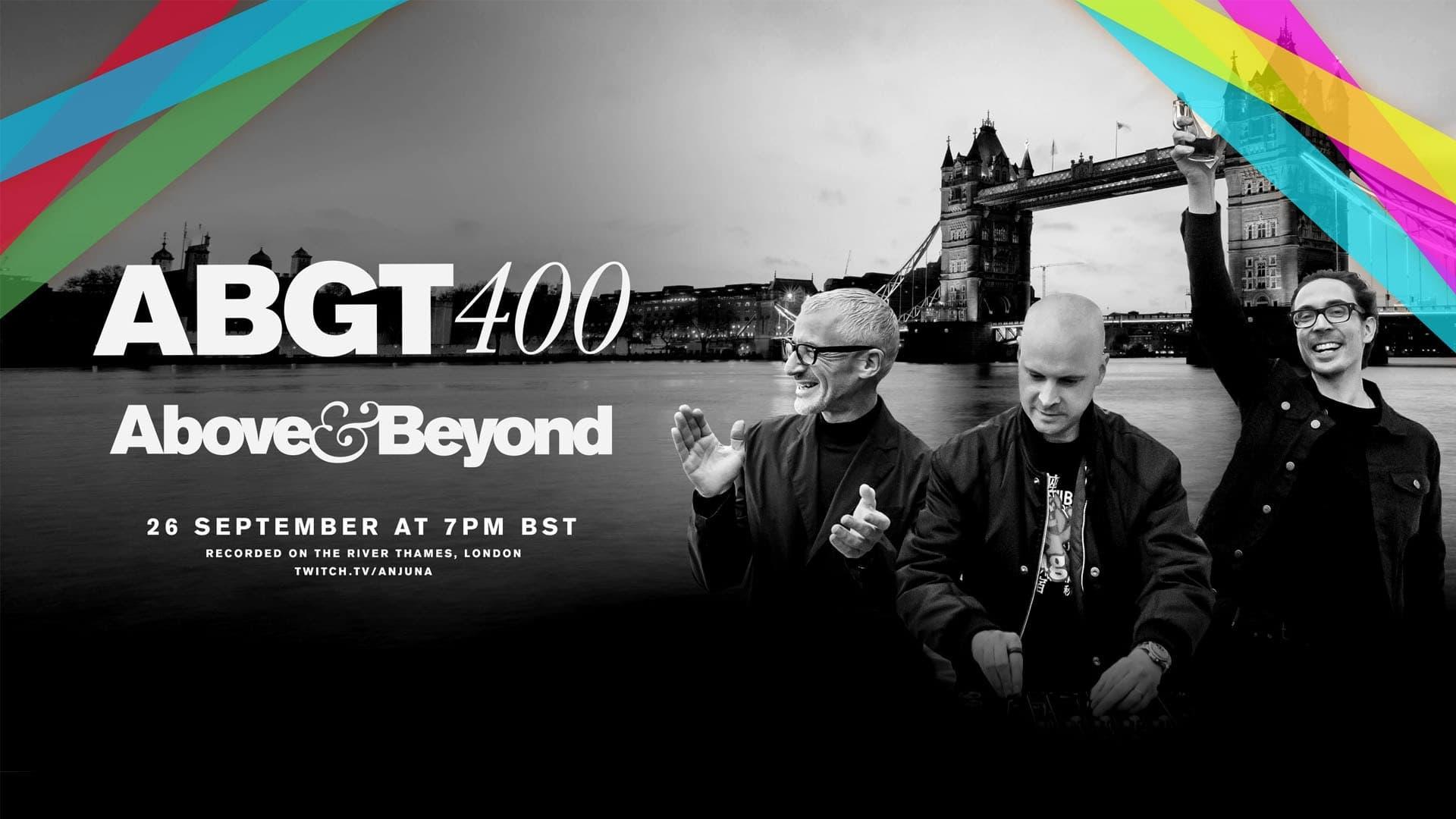 Above & Beyond #ABGT400 backdrop