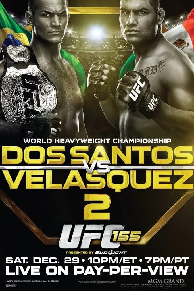 UFC 155: Dos Santos vs. Velasquez 2 poster