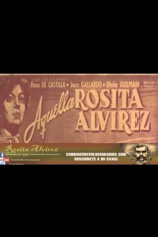 Aquella Rosita Alvírez poster