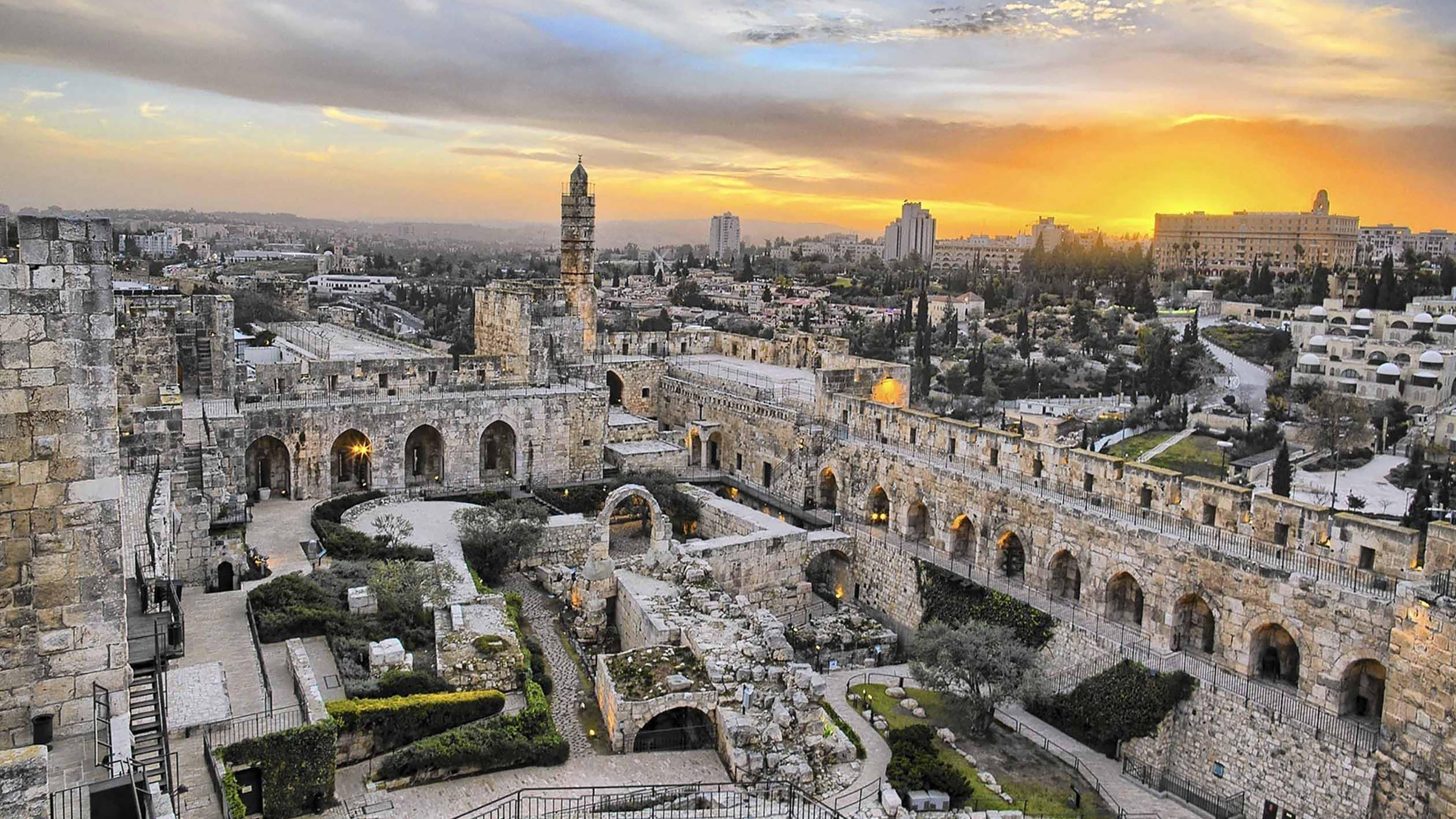 Jerusalem backdrop