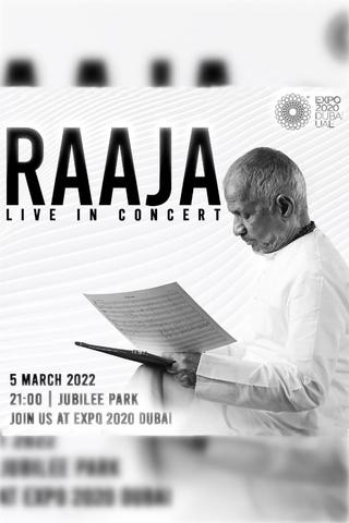 Raaja Live in Concert Expo 2020 Dubai poster