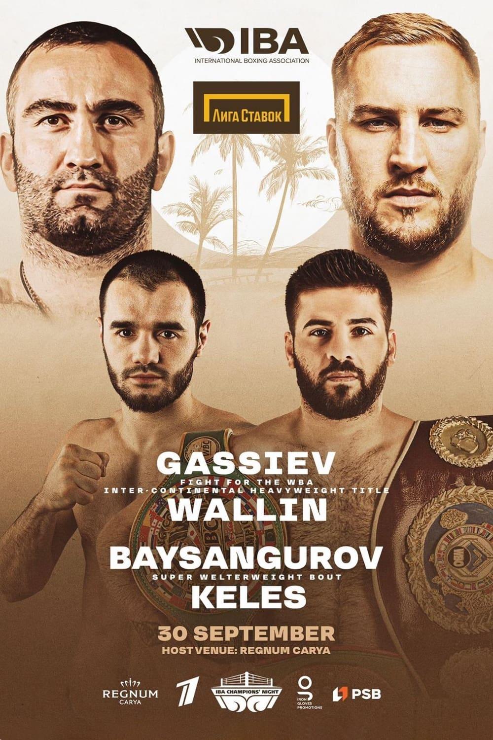 Murat Gassiev vs. Otto Wallin poster