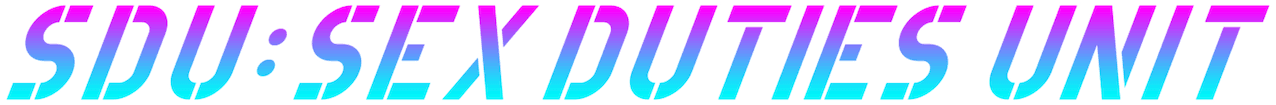 SDU: Sex Duties Unit logo