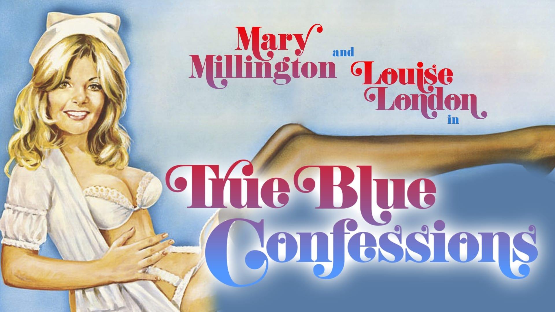 Mary Millington's True Blue Confessions backdrop