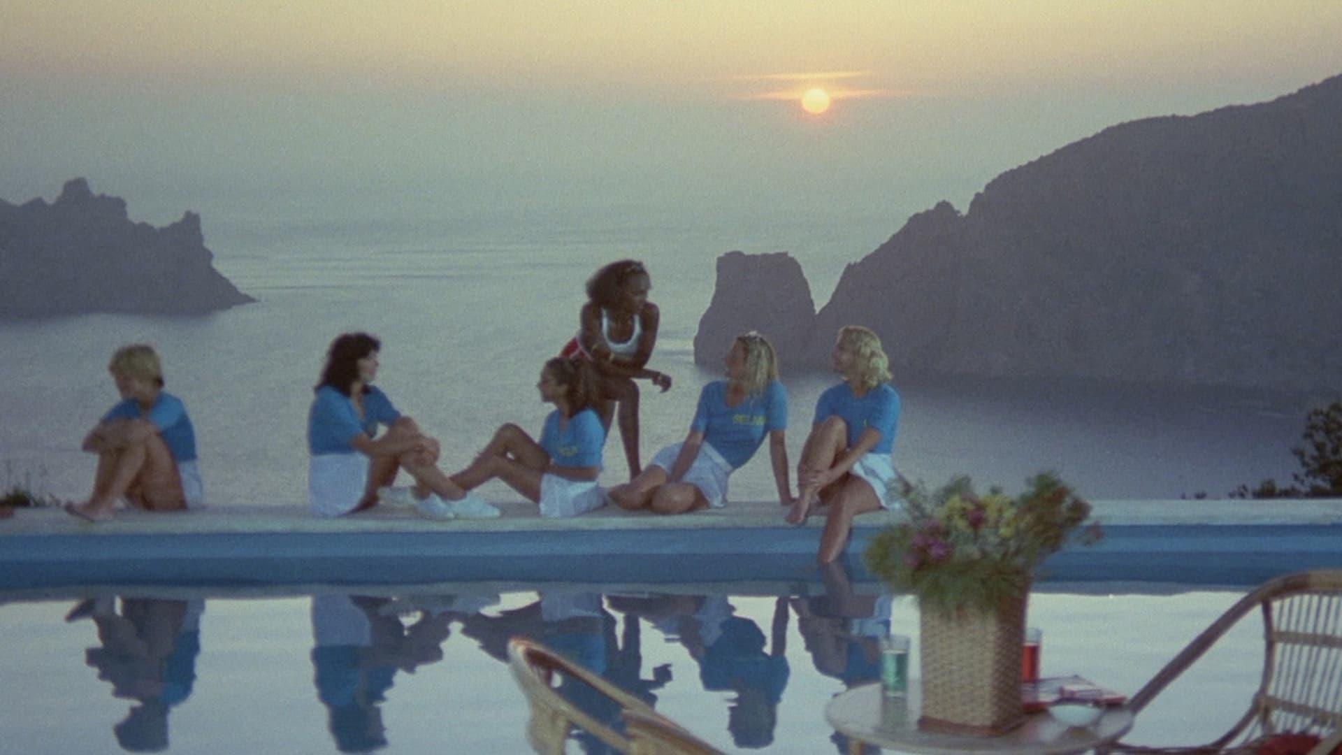 Six Swedish Girls on Ibiza backdrop