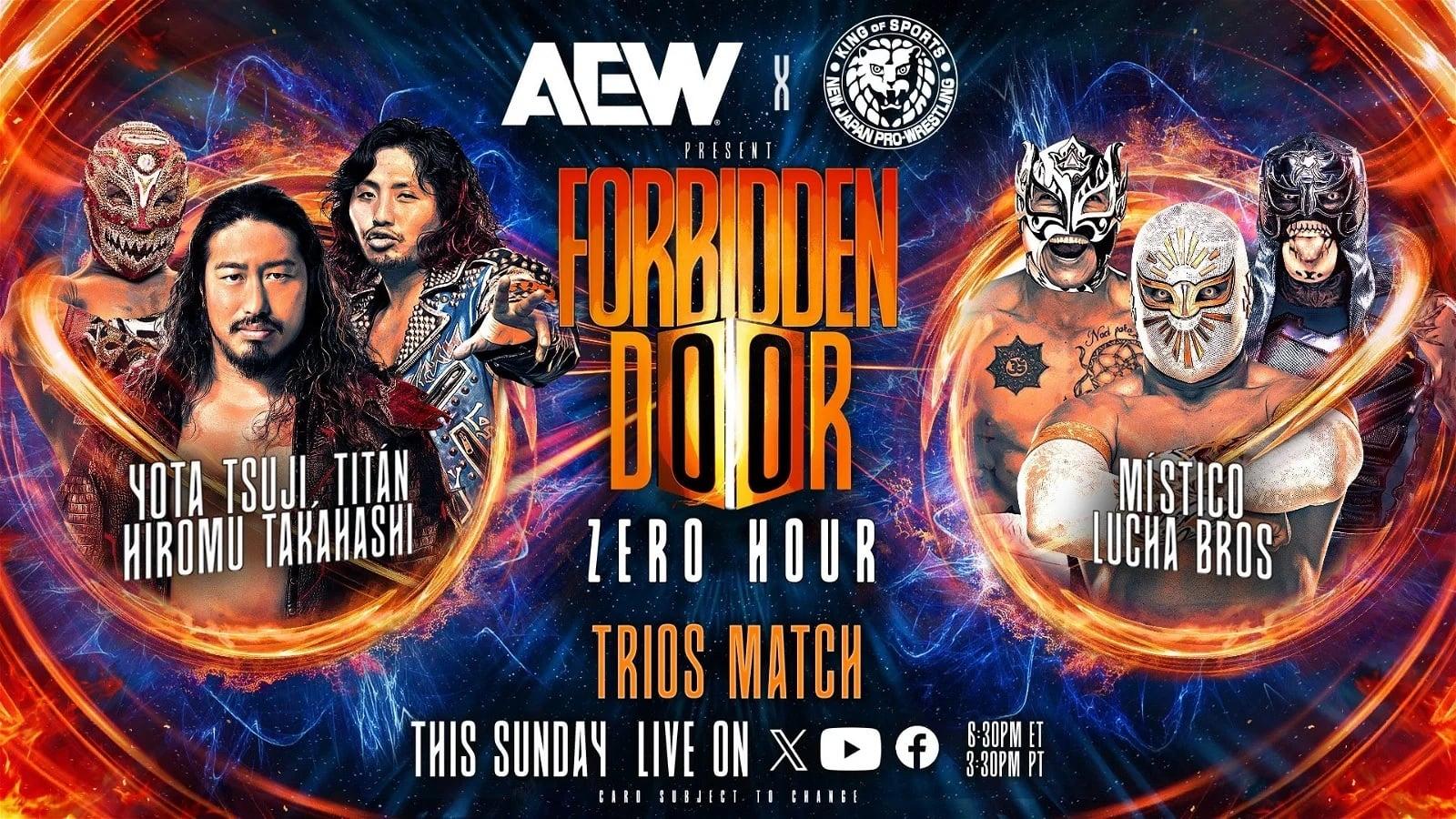 AEW x NJPW Present Forbidden Door: Zero Hour backdrop