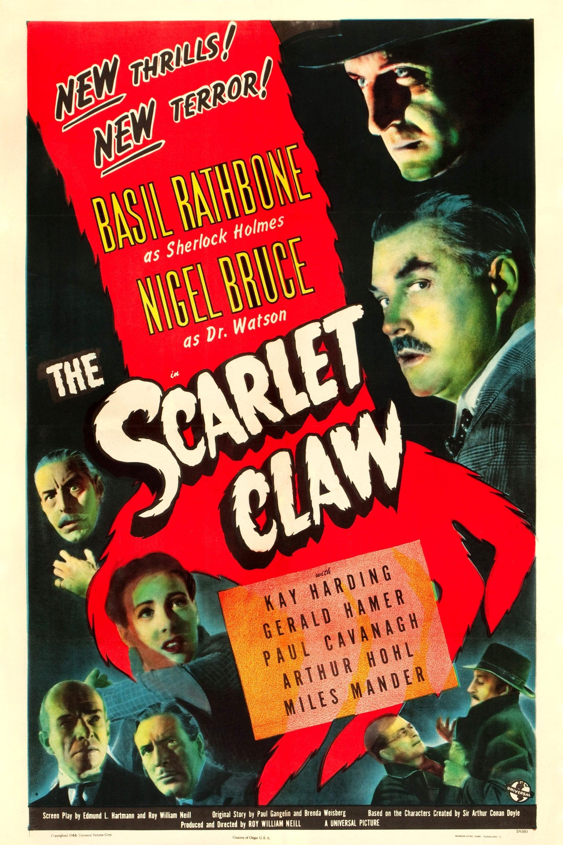 The Scarlet Claw poster