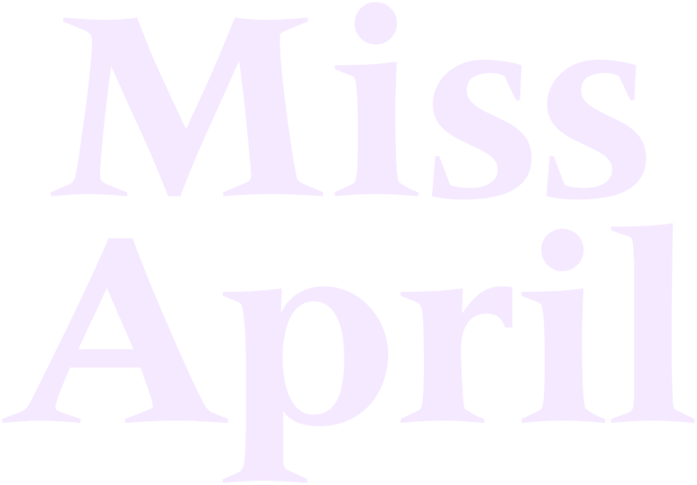 Miss April logo