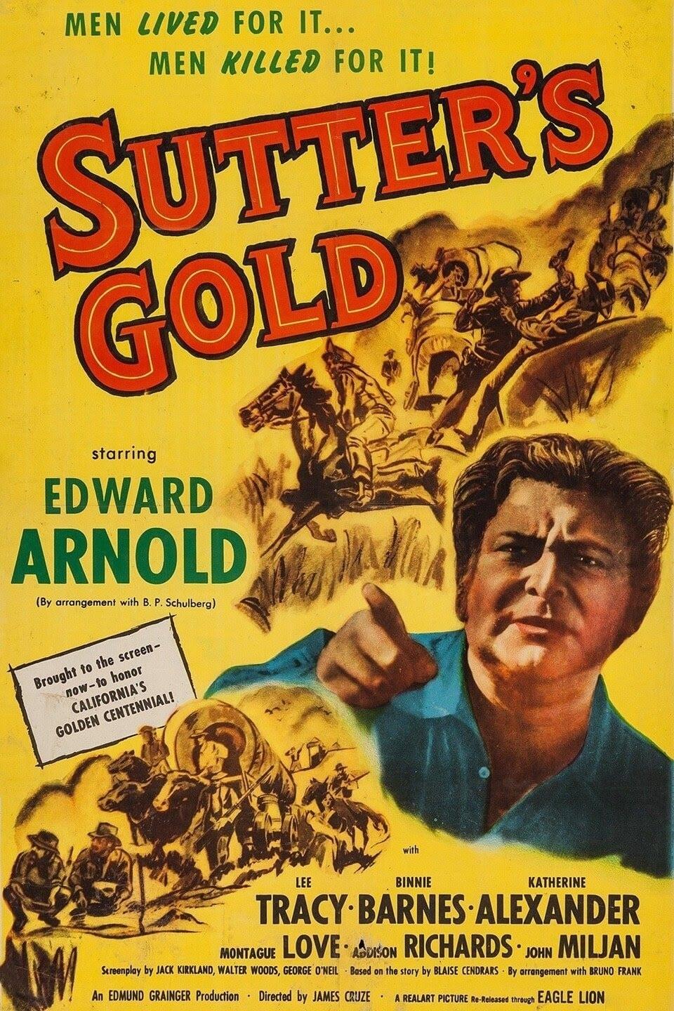 Sutter's Gold poster
