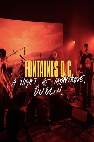 Fontaines D.C. - A Night at Montrose, Dublin poster