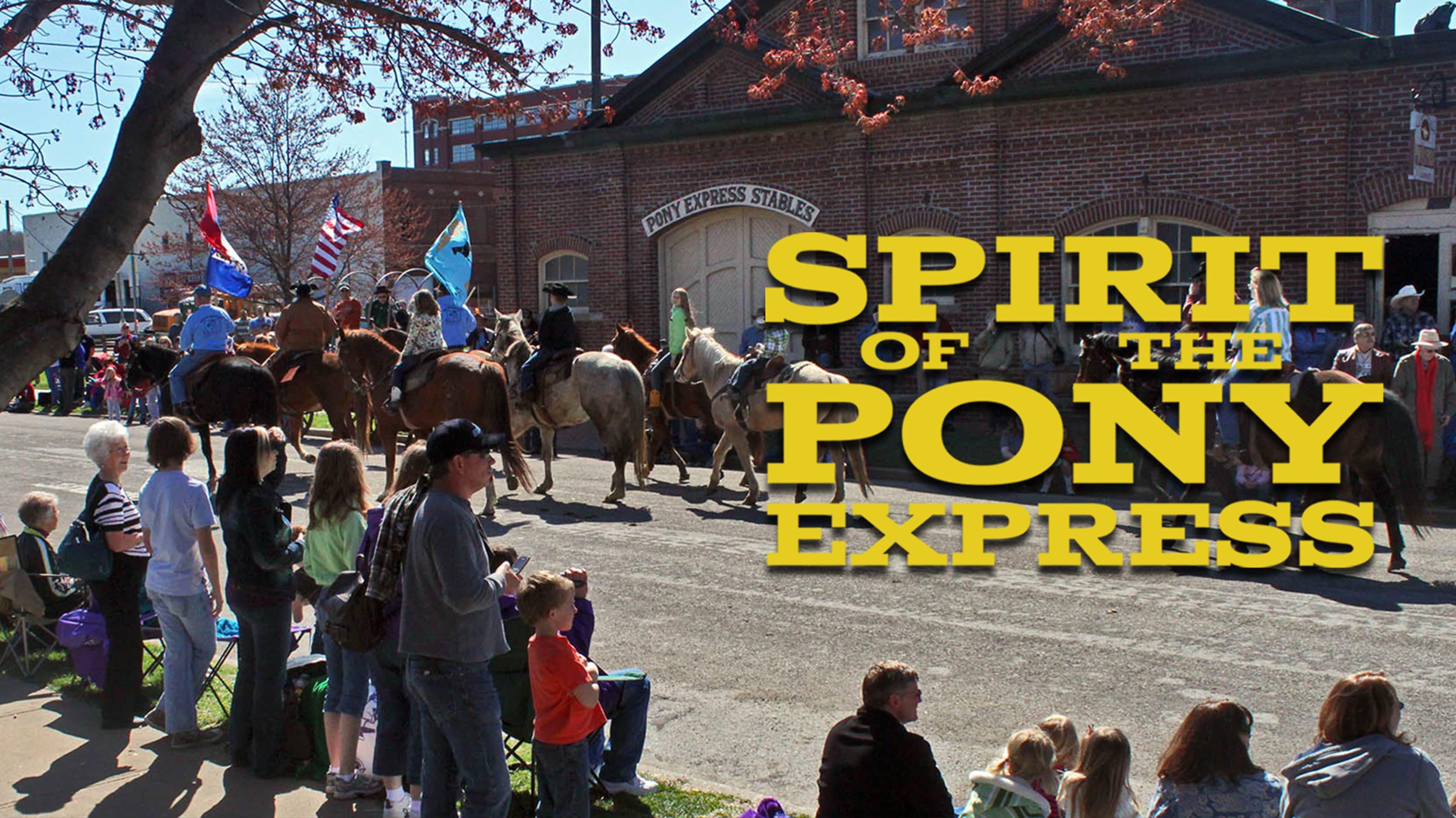Spirit of the Pony Express backdrop