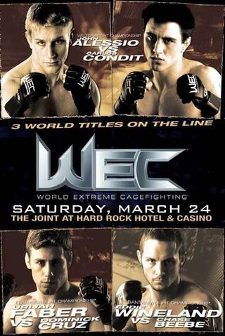 WEC 26: Condit vs. Alessio poster