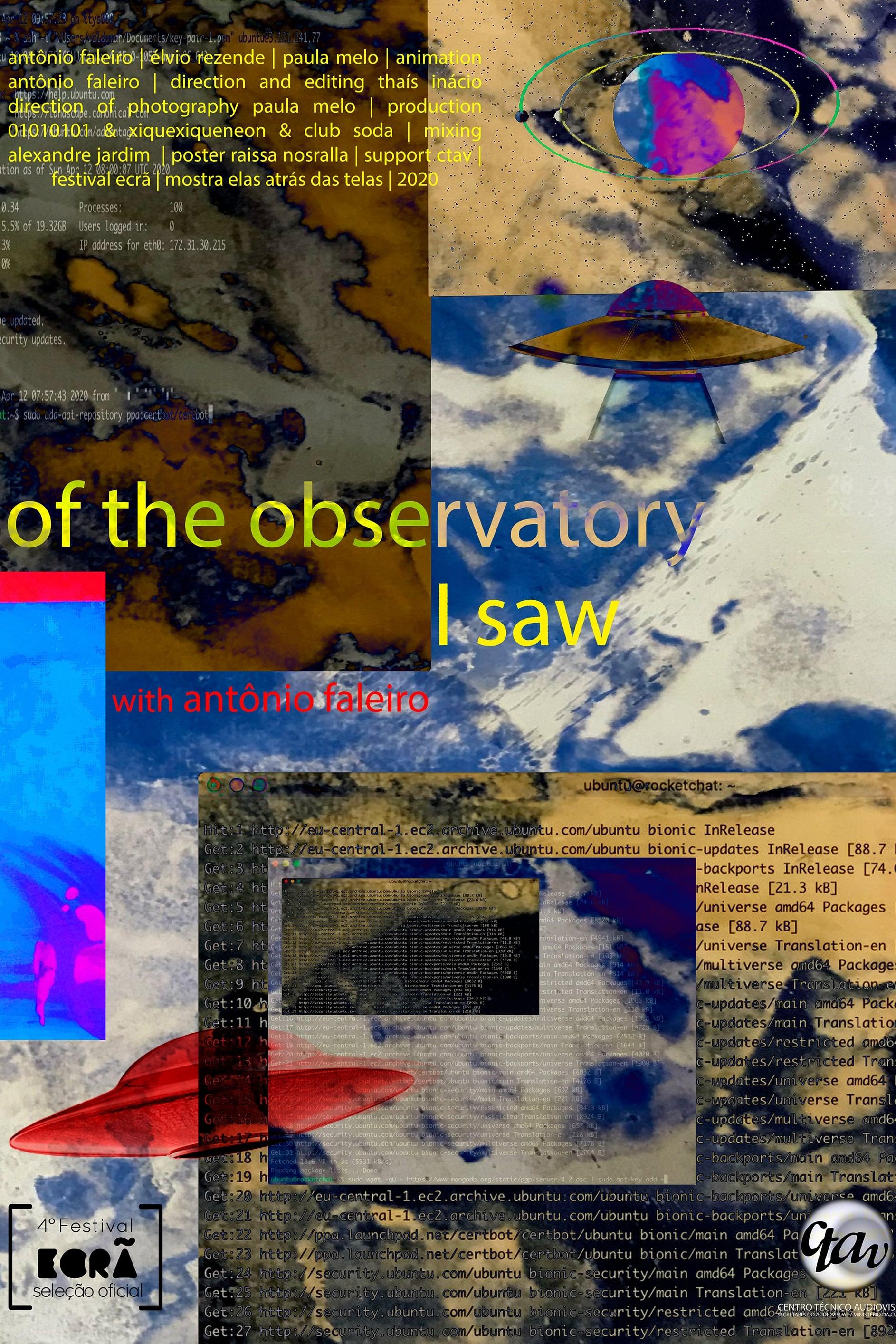 Of the Observatory I Saw poster