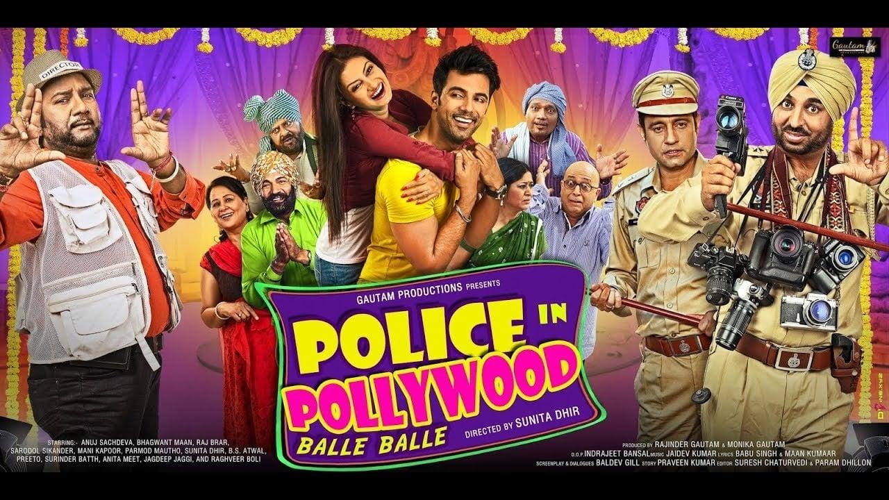 Police in Pollywood backdrop
